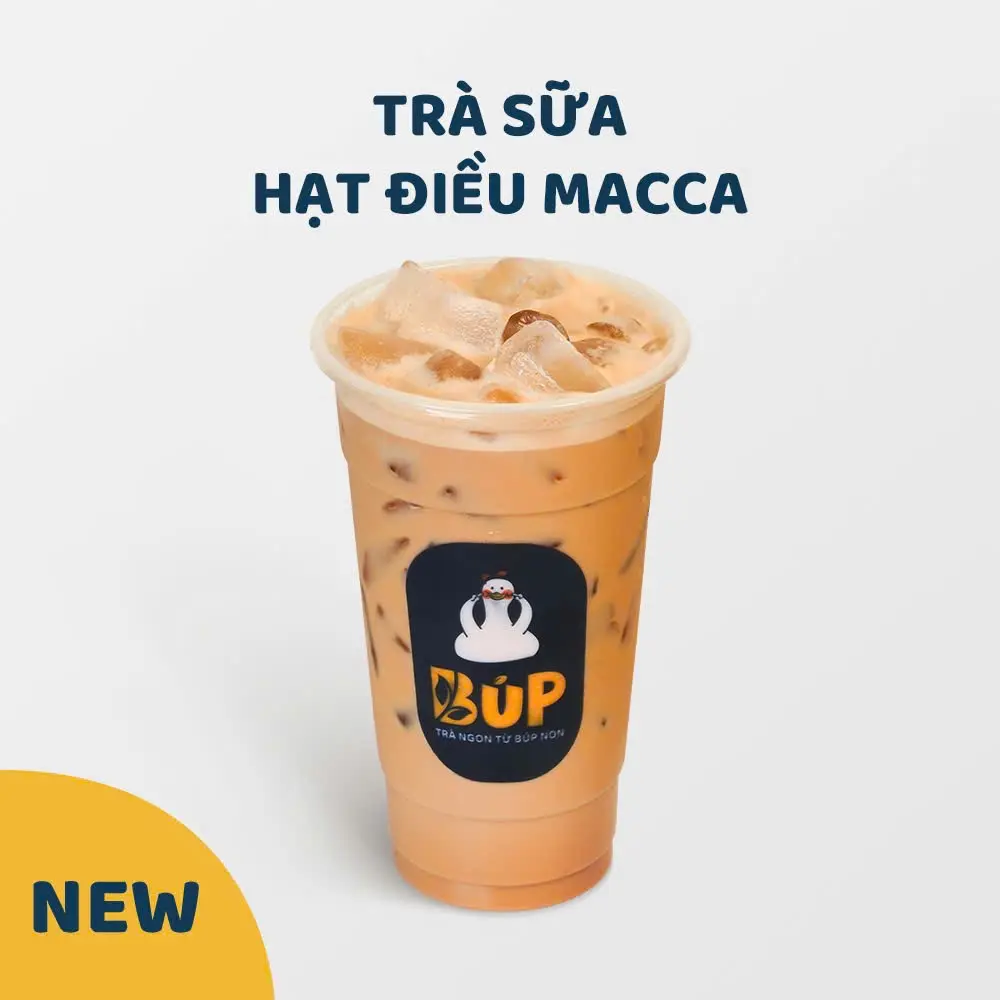 Hình ảnh Trà sữa hạt điều macca