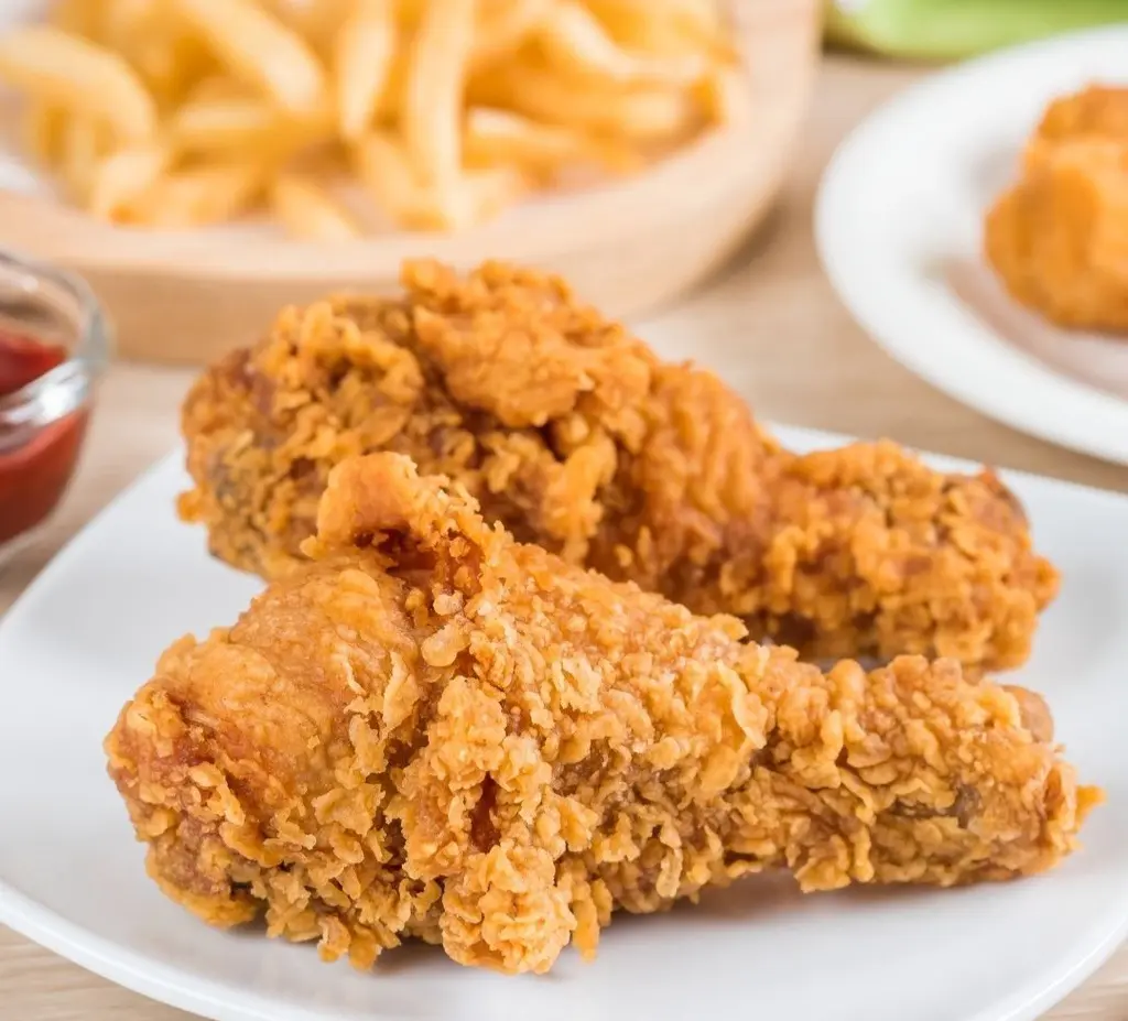 Hình ảnh Combo 2 Đùi Gà Rán + Tặng kèm ly coca 