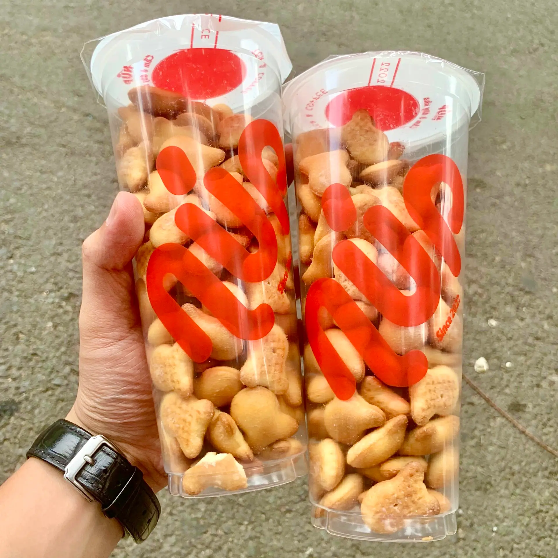 Hình ảnh Bánh Gấu Nhân Kem Sữa 200g
