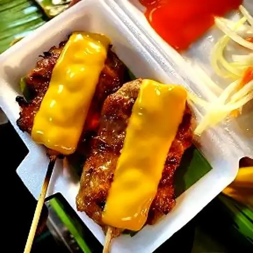 Hình ảnh Thịt xiên nướng Thái Lan phô mai