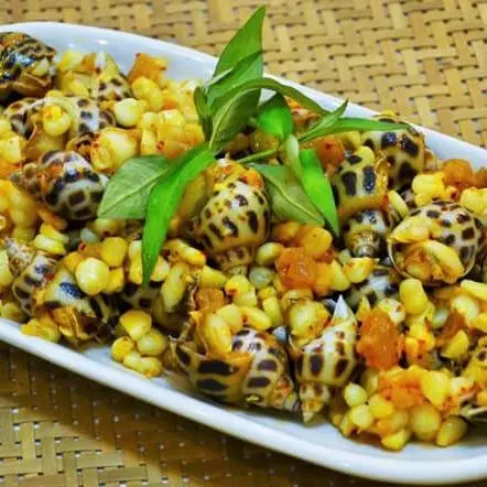 Hình ảnh Ốc Hương Xào Bắp 