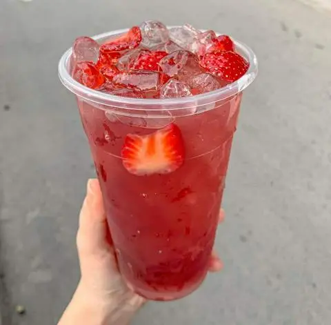 Hình ảnh Trà dâu tươi
