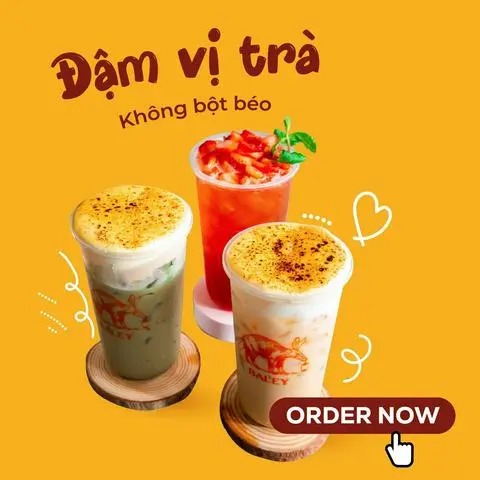 Hình ảnh 1 TS HongKong KTN + 1 TS Matcha KTN + 1 Trà Dâu - Tặng 1 Trà Sữa HongKong size L