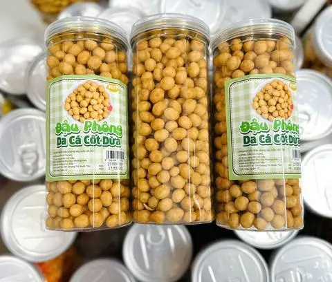 Hình ảnh Đậu Phộng Da Cá Nước Cốt Dừa (500G)