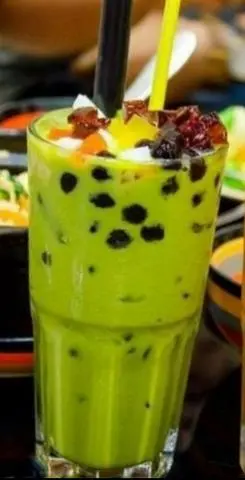 Hình ảnh Trà sữa thái xanh