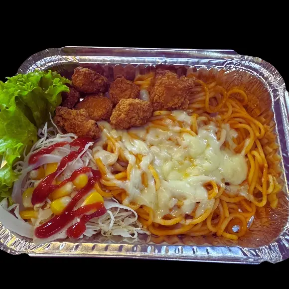 Hình ảnh Mì sốt phô mai Gà nướng