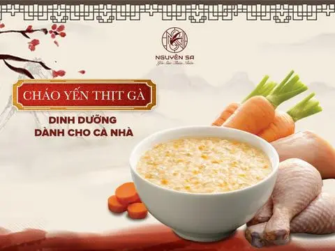 Hình ảnh Cháo yến - gà - cà rốt