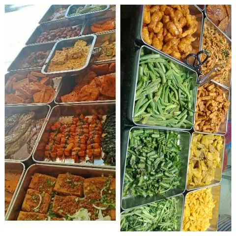 Hình ảnh Cơm Chay thập cẩm+ bún Huế chay