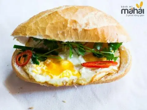 Hình ảnh Bánh mì Ốp la 2 trứng
