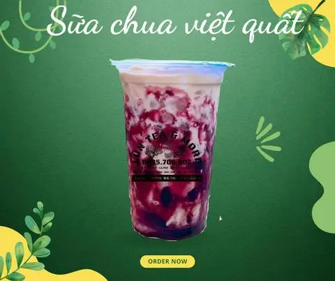 Hình ảnh Sữa chua bluberry