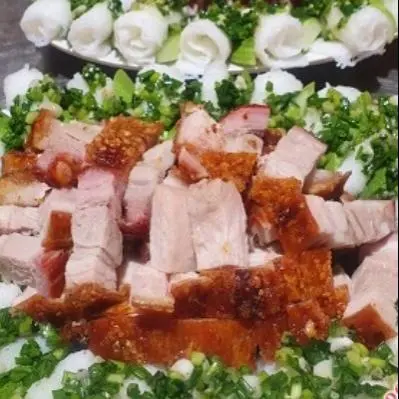 Hình ảnh bánh hỏi thịt nem nướng chả giò 