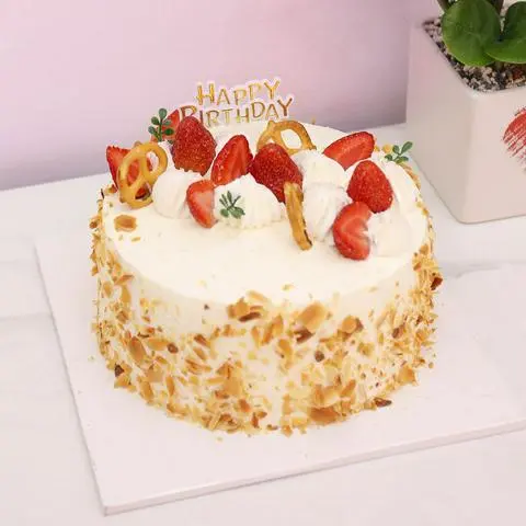 Hình ảnh Bánh Kem Bắp Phô Mai Tươi Ngon  - Size 16cm