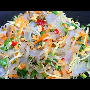 Hình ảnh gỏi xoài sứa