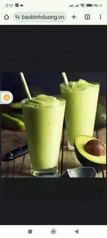 Hình ảnh Sinh tố Bơ