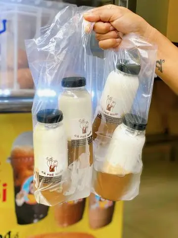 Hình ảnh Cafe muối chai lớn