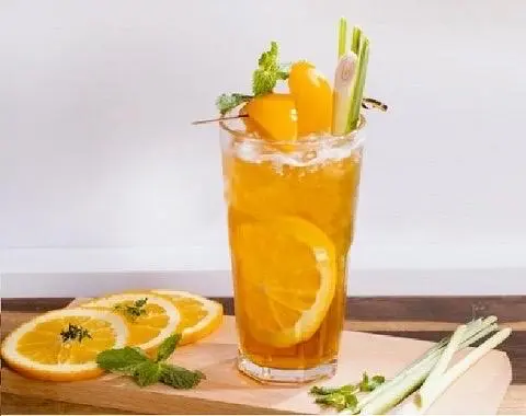 Hình ảnh trà đào cam xả