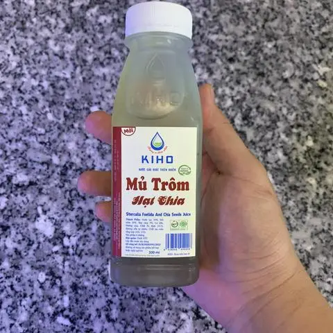 Hình ảnh Mủ trôm hạt chia Kiho 330ml