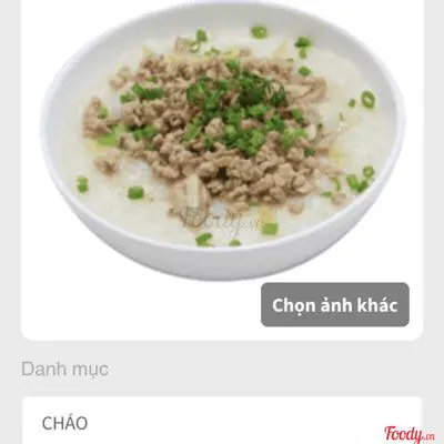 Hình ảnh Cháo phô mai heo