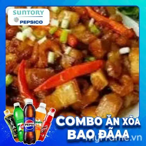 Hình ảnh Combo Cơm Ba Rọi Kho Quẹt + Nước Ngọt SPVB