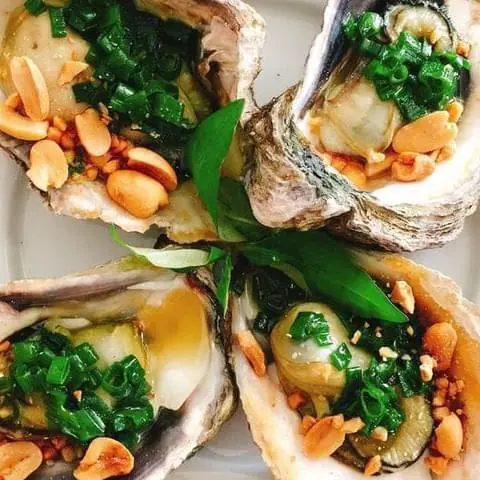 Hình ảnh Hàu Nướng Mở Hành 
