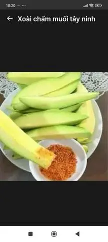 Hình ảnh  Xoài chấm muối Tây Ninh