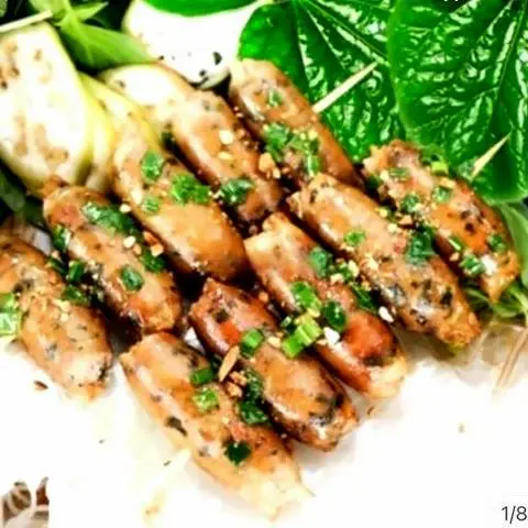 Hình ảnh Bò cuộn lá lốt