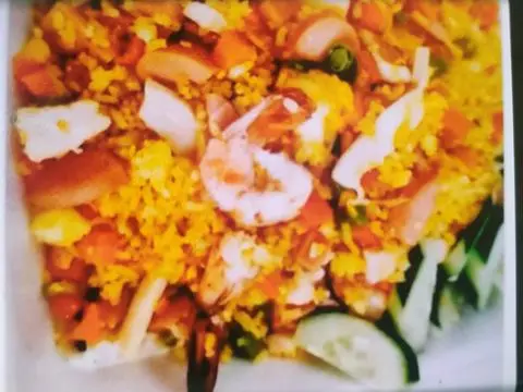 Hình ảnh cơm xào hải sản 