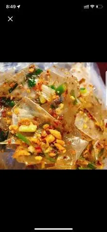 Hình ảnh Bánh tráng trộn sa tế tỏi, mỡ hành