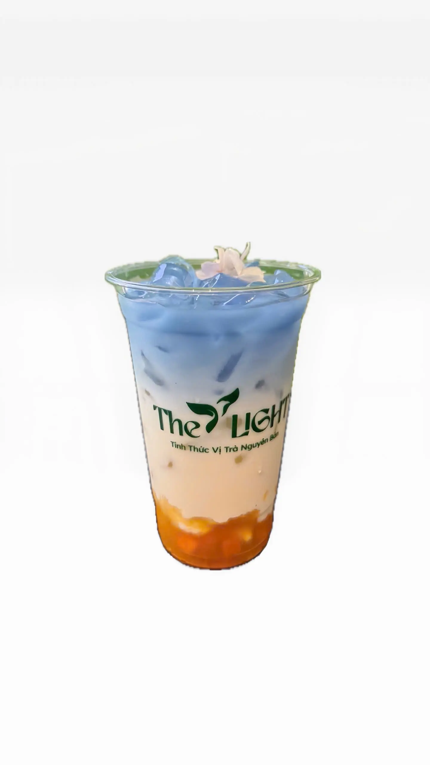 Hình ảnh Latte xoài hoa đậu biếc