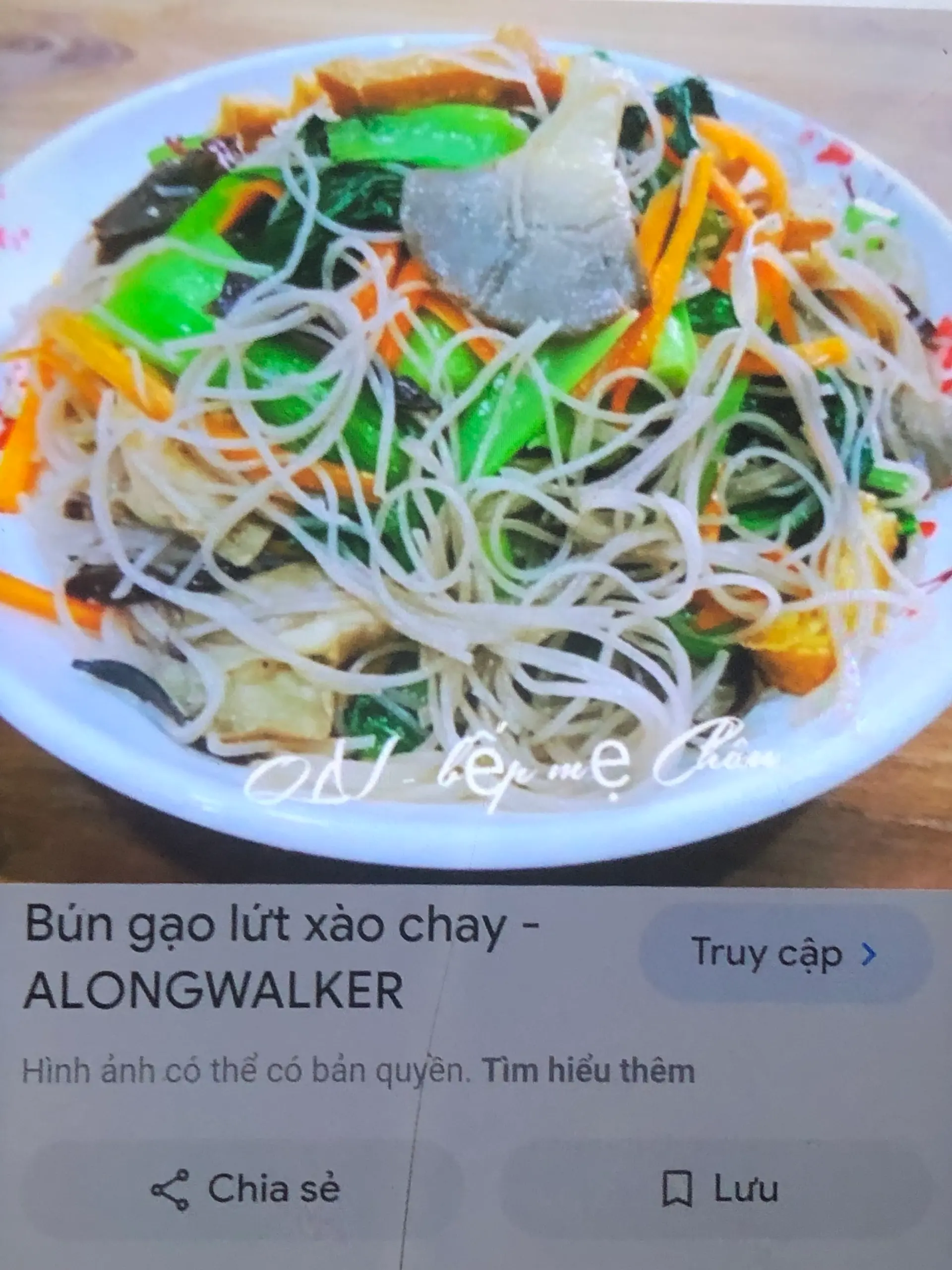 Hình ảnh Bún Gạo Xào Thập Cẩm