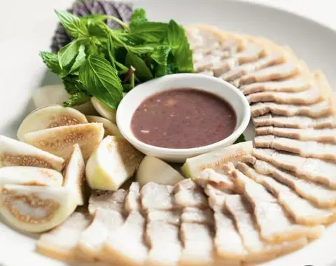 Hình ảnh Thịt luộc cà pháo 200g