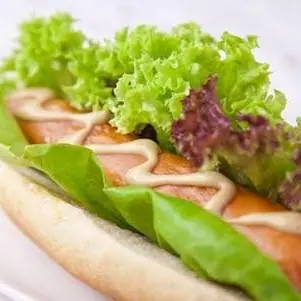 Hình ảnh bánh mì xúc xích Chiên