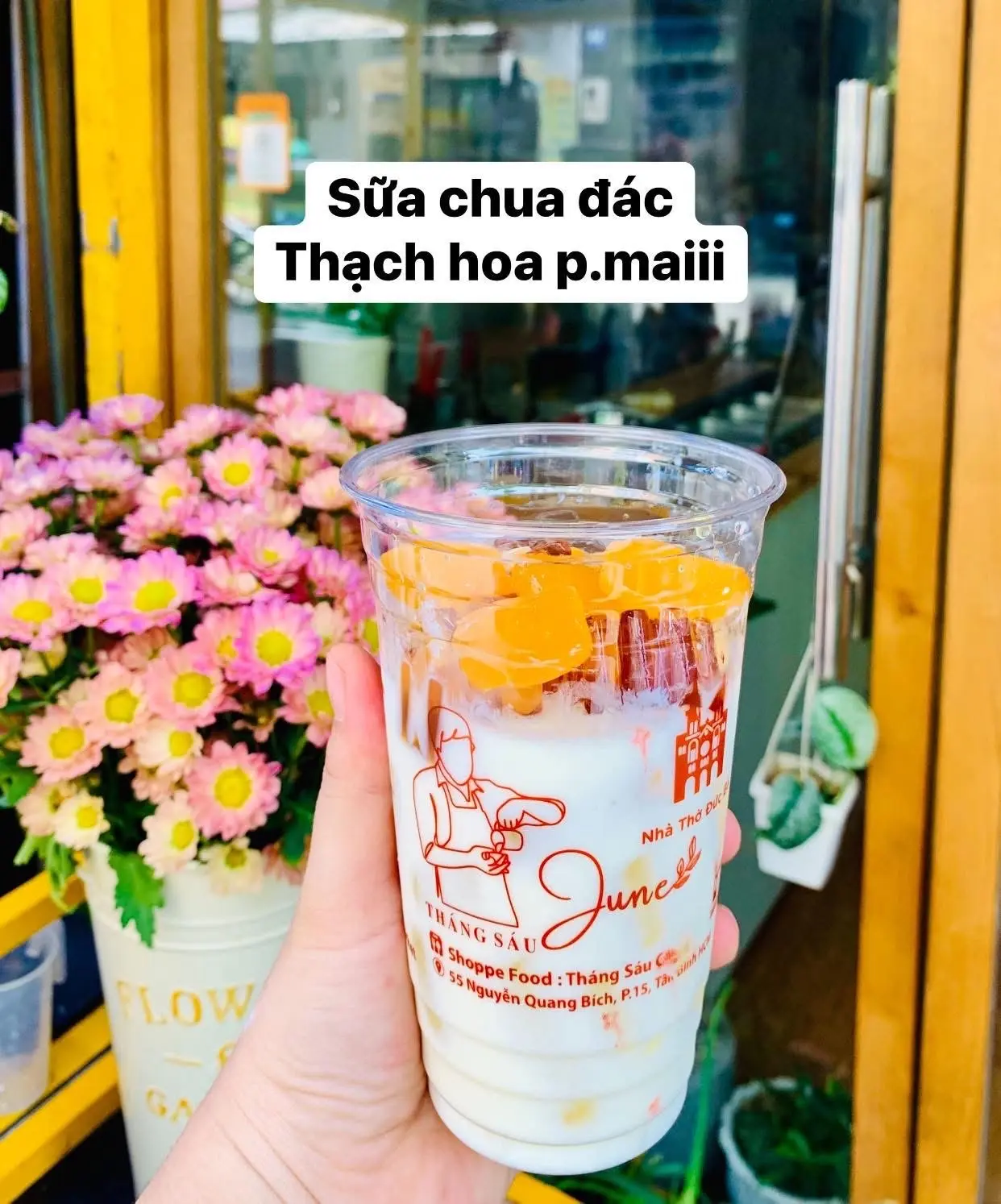 Hình ảnh Sữa chua đác thạch phô mai 500ml