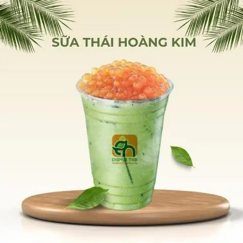 Hình ảnh Trà sữa Thái xanh hoàng kim