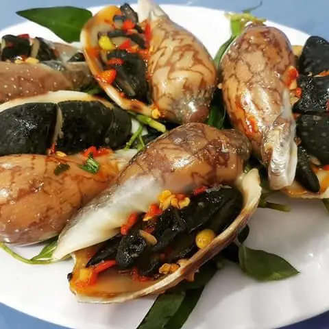 Hình ảnh Ốc giác nướng mỡ hành 
