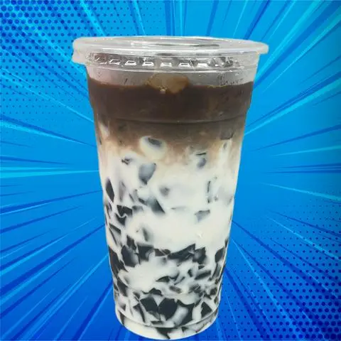 Hình ảnh Cà phê sữa tươi sương sáo (Grass Jelly Freshmilk Coffee)