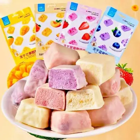 Hình ảnh Viên Sữa Chua Hoa Quả Sấy Khô Vị Việt Quất-45G