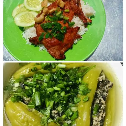 Hình ảnh Cơm Sườn + Canh Khổ Qua