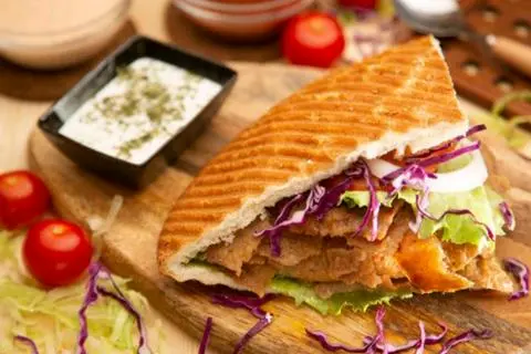Hình ảnh Combo kebab doner - café sữa đá