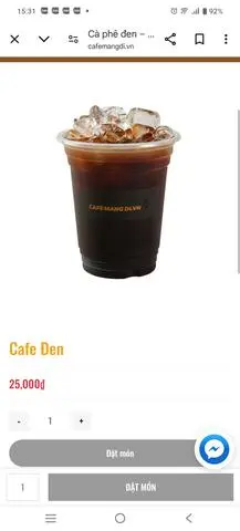 Hình ảnh cafe đá 