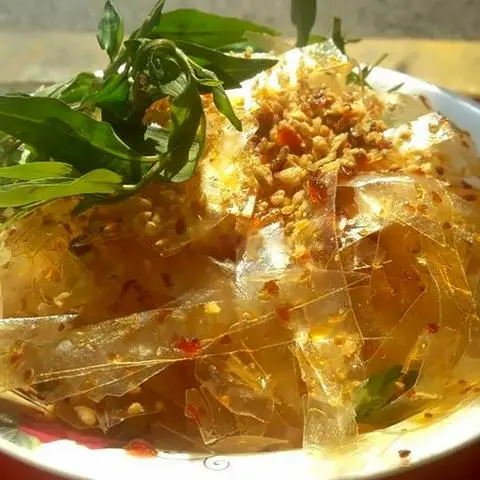 Hình ảnh Bánh trộn hành phi