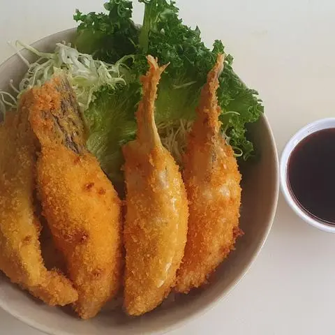 Hình ảnh Cơm vây cá hồi zon sốt TERI