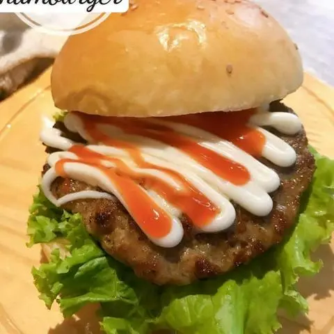 Hình ảnh Hamburger Bò