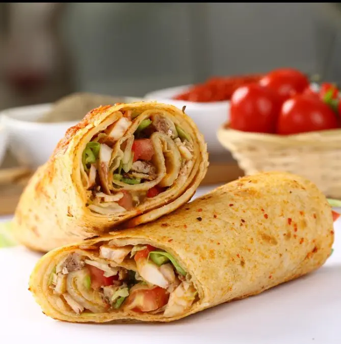 Hình ảnh Bánh mì cuộn kebab