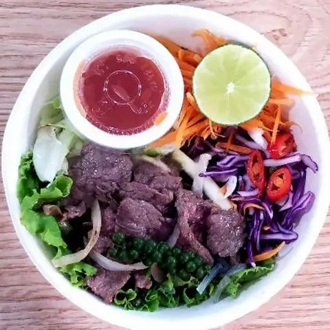 Hình ảnh Miến/Phở trộn bò tiêu xanh