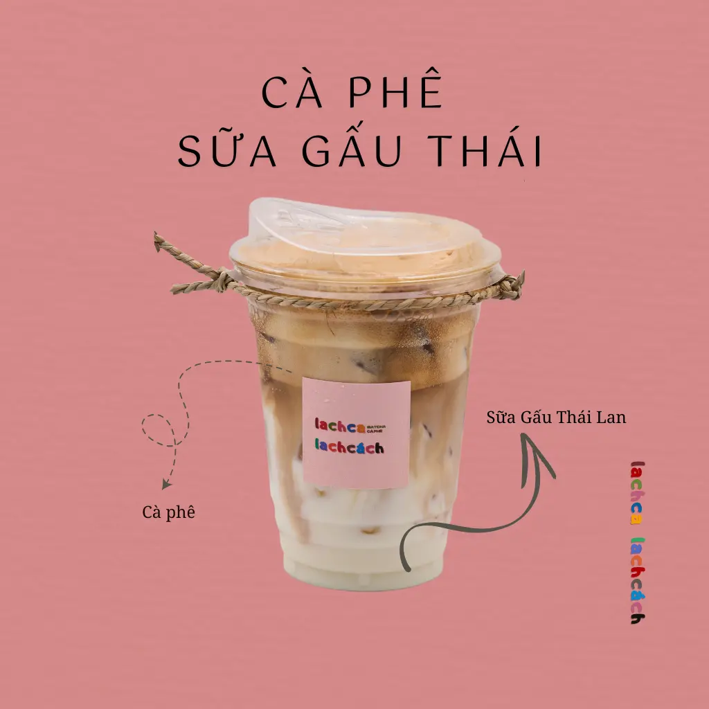 Hình ảnh Cà phê sữa gấu Thái