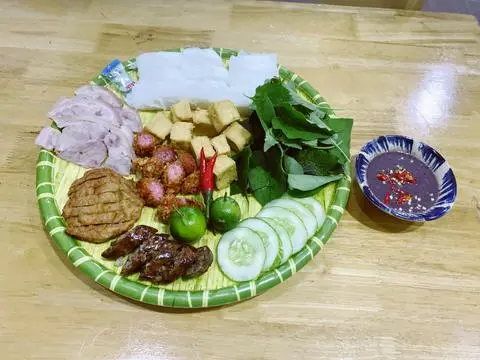 Hình ảnh Bún Đậu Thập cẩm 1 Người ăn + Bánh tráng
