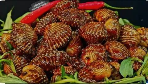 Hình ảnh Sò huyết rang me - muối