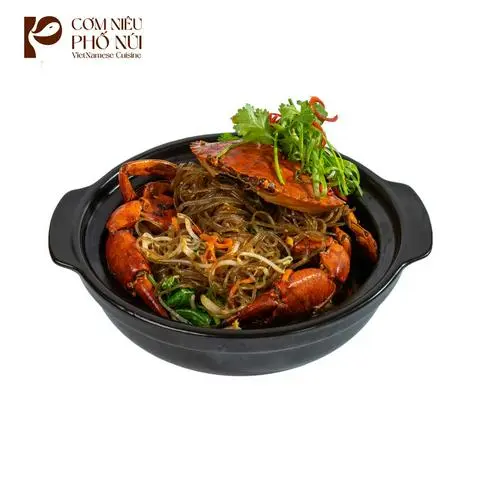 Hình ảnh Cua xào miến tay cầm