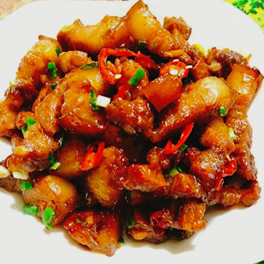 Hình ảnh Cơm Thịt Xào Me